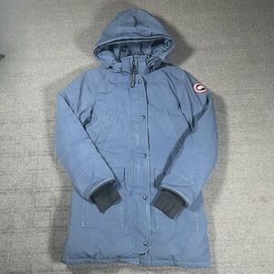 CANADA GOOSE Trillium‎ Jacket Woman's Size Small Navy Blue Goose Down No Fur
